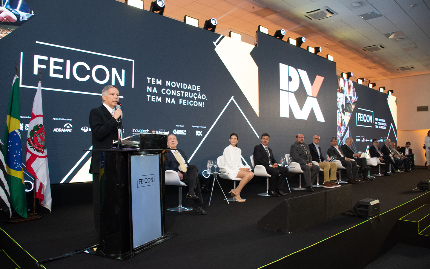 Importância da cadeia da construção é destaque na abertura da Feicon ...